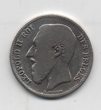 BELGICA DEL AÑO 1867 DE 2 FRANCOS